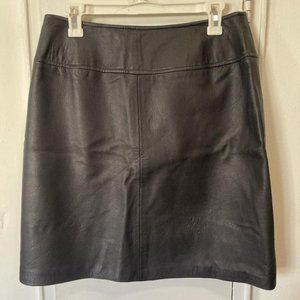 Vintage Villager by Liz Claiborne Company leather Pencil Skirt size 10